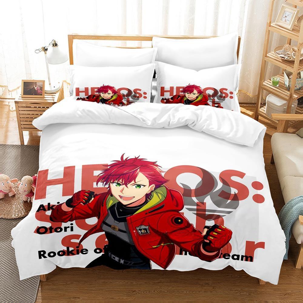 3D Cartoons Game Helios Rising Heroes Bedding Collection Single Twin Full Queen King Size Bed Collection Adult Kid Bedroom Duvet Cover Collections