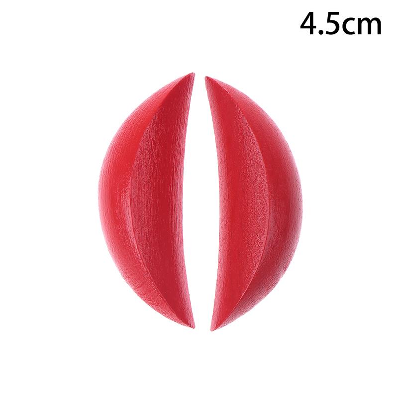1Pair Wooden Holy Cups Divination Yin Yang Tool Sacred Gua Cup Dowsing Pendulum Taoist Supplies Yin Cup Sacrifice Tool