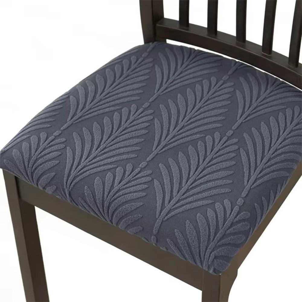 Jacquard Dining Chair Slipcover Anti-dirty Home Seat Cover Seat Case For Hotel Kitchen Party