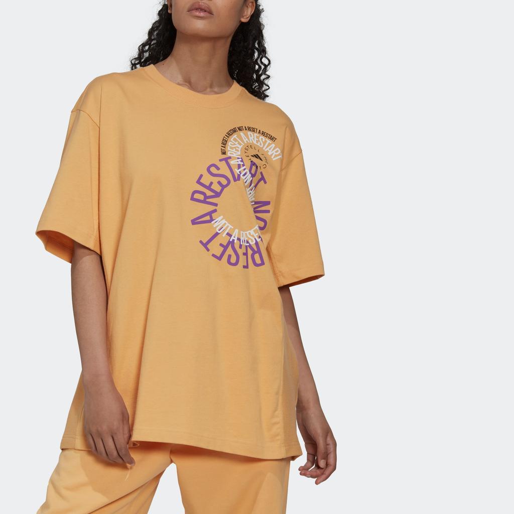adidas Футболка унисекс Янтарно-желтая IB5882