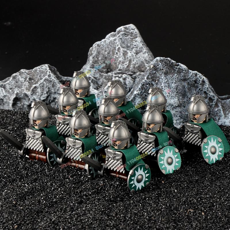 Movie Series Orc Uruk-hai Army Action Figures Mini Bricks Doll Assemble Building Blocks MOC DIY Toys for kid gift