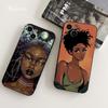 Мягкий чехол для iPhone 14 Afro Girls Art для Iphone 14 11 12 Pro 8 7 Plus X 13 Pro MAX SE2020 XR XS RICCU, мягкие чехлы