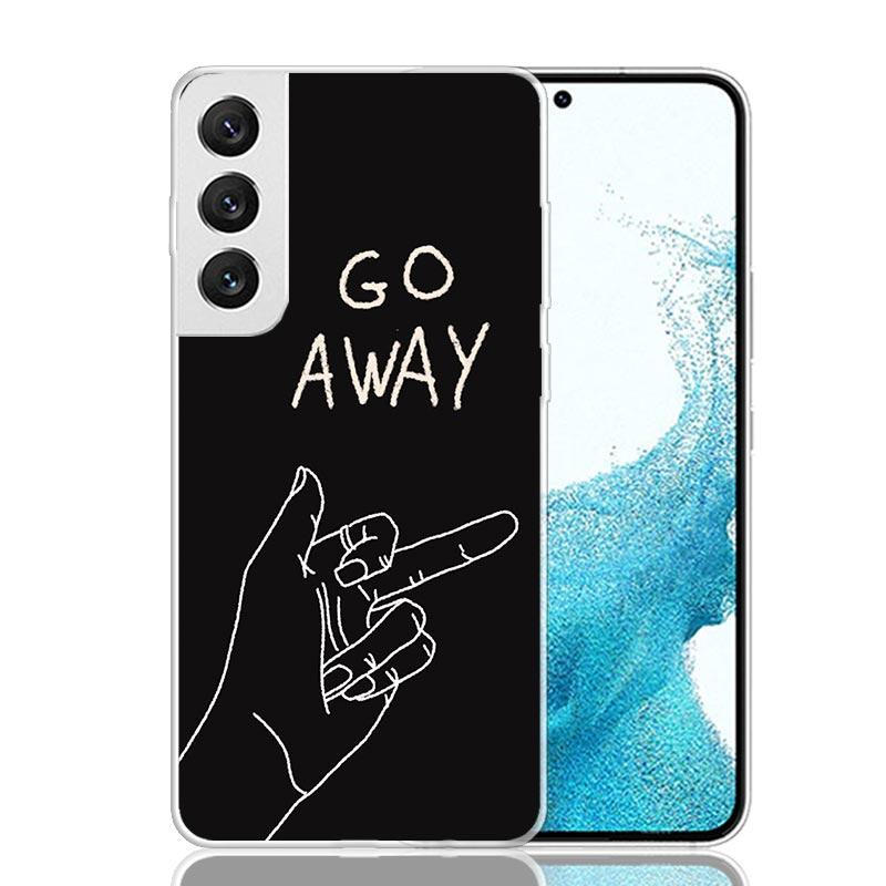 Middle Finger Phone Case For Samsung Galaxy S26 Ultra S23 S24 S25 Edge S20 FE S21 S22 Plus Soft Print Shell Cover Fundas Galaxy