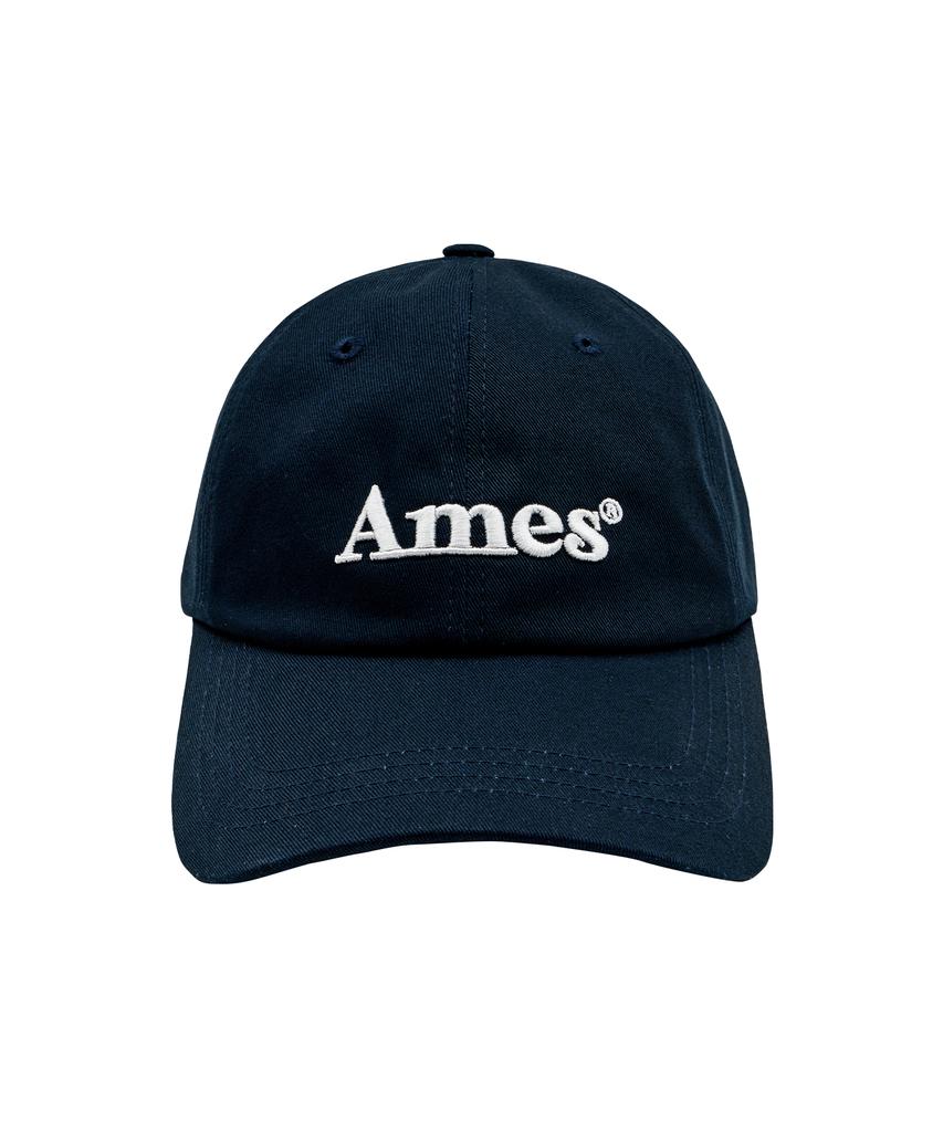 Кепка с базовым логотипом AMES-WORLDWIDE, темно-синяя