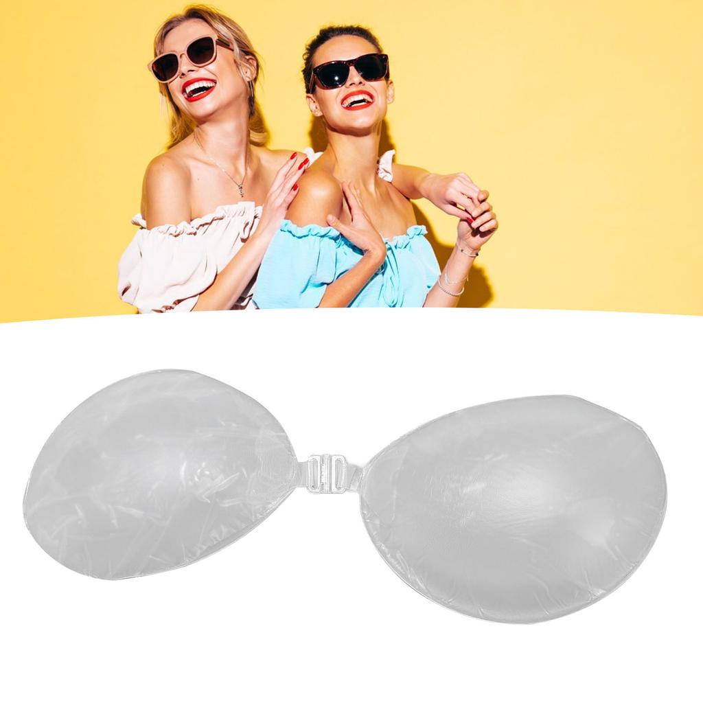 1 пара силиконовых вставок для бюстгальтера, водонепроницаемые, утолщенные, многоразовые, прозрачные, для купальников и уличной одежды