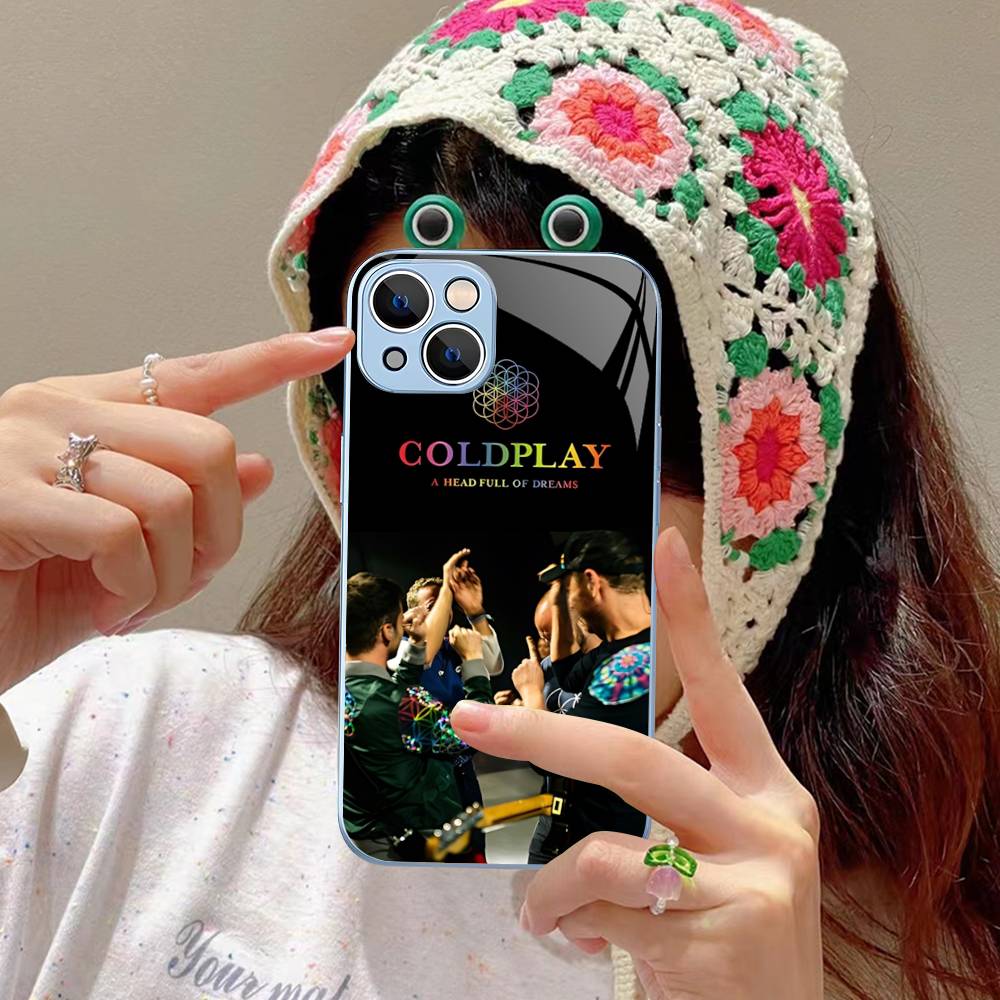 Известная Популярная Рок-группа C-coldplayS Для IPhone 14 13 12 Mini 11 Pro XS Max X XR 14 Plus Закаленное Стекло Чехол