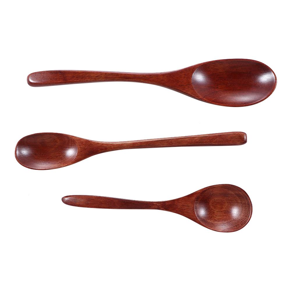 Style Tableware Flatware Cooking Utensils Mixing Tea Spoon Soup Spoons Coffee Spoon Wooden Spoon