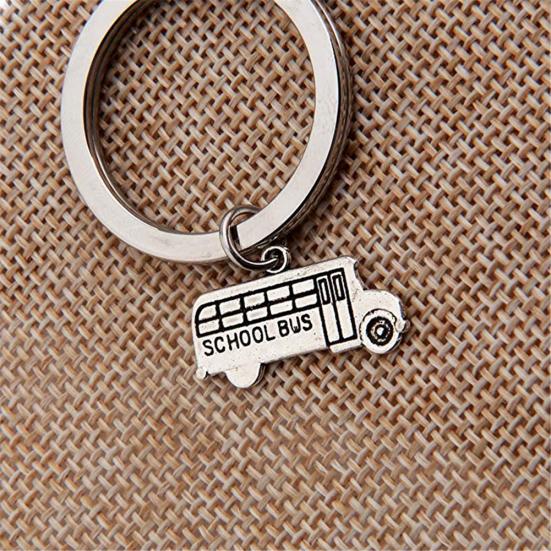 Брелок с буквенным принтом для водителя автобуса, сумочка, брелок, кольцо, благодарственные подарки