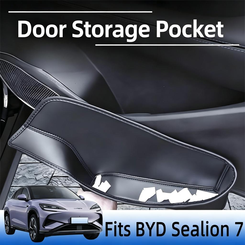 Для версии с правым рулем Для нового электромобиля BYD Sealion 7 Накладка в паз двери автомобиля Коврик для зонта Карман для хранения Аксессуары для интерьера автомобиля