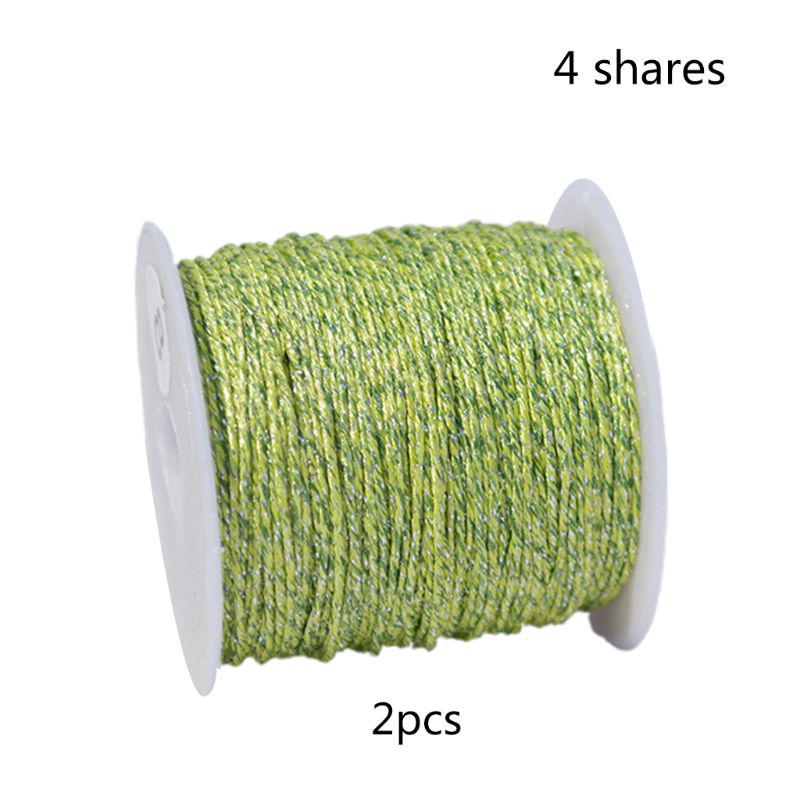 Металлизированные нитки для вышивки, блестящие нитки для вязания крючком, мишурные нитки, сделай сам, шитье