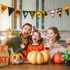 Bat Halloween Birthday Flags Ghost Ghost Decor Flag Creative Witch Pumpkin Pull Flags  Scene Layout