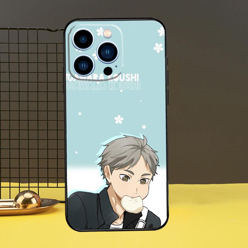 Чехол Haikyuu Sugawara Koushi для iPhone 13 12 11 14 Pro Max XS Max XR X 6S 7 8 Plus SE 2020, задняя крышка, чехол для телефона