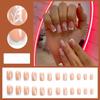 Nail Tips DIY Press on Nails Medium Length Wearable French Fake Nails