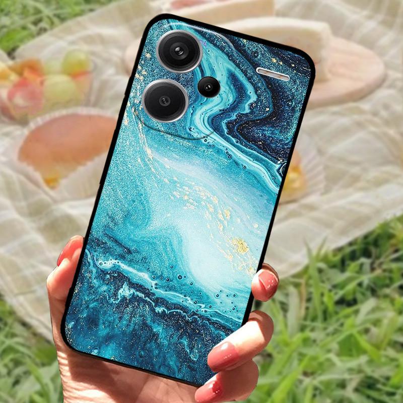 Для Xiaomi Redmi Note 13 Pro Plus Чехлы Мягкий ТПУ Мраморная Задняя Панель Телефона На Redmi Note13 Pro+ Силиконовый Чехол Note13Pro Plus 5G Funda