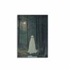 Retro Ghost and Black Cat Animal Canvas Prints Ghost Couple Flower Wall Art Posters for Modern Living Room Halloween Home Decor