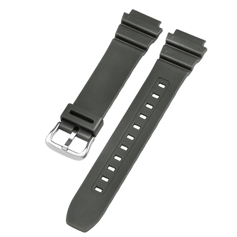 Ремешок для часов Casio AE1200 SGW300/400 MRW200 W218H AE1000/1300 W219 AQ-S810W Электронные Спортивные Дайвинг TUP Ремешок для часов 18мм