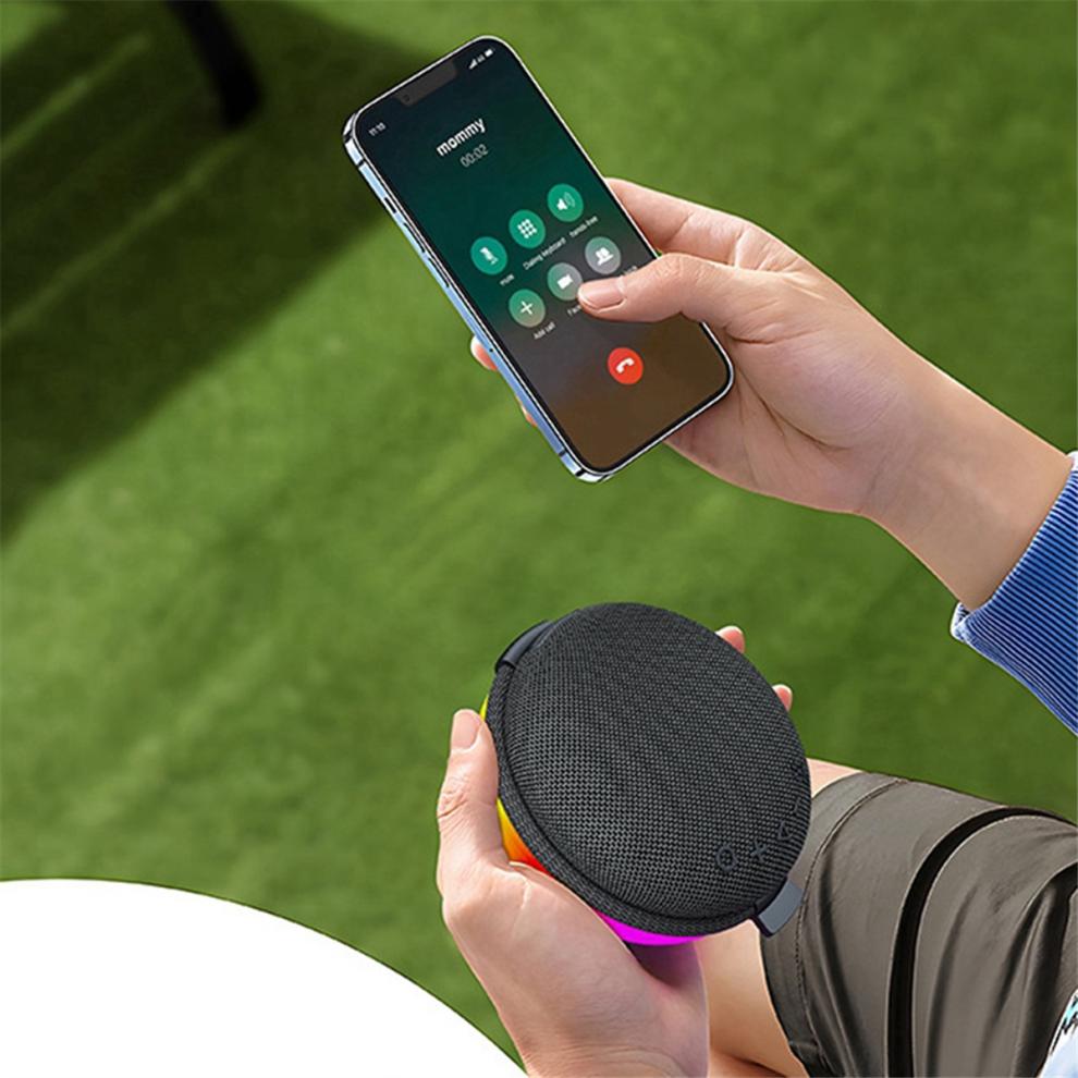Wireless Bluetooth Speaker Portable with Handle Fabric Waterproof Mini