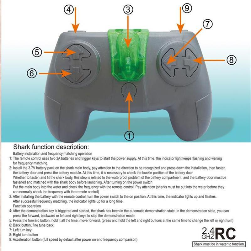 Bionic Shark Crocodile Spider Electric Fish Remote Control Toy