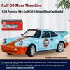 Масштаб 1/24 Porsche 964 Carrera RS 911 Сплавная машина Литые и игрушечные транспортные средства Модель автомобиля Звук и свет Инерционная машинка Игрушки для детей Подарки