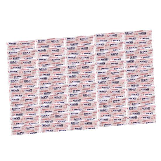 50Pcs/Set First Aid Patch Disposable Wound Healing Ultra Thin Woundplast Adhesive Surgical Wound Band Aid for Adult