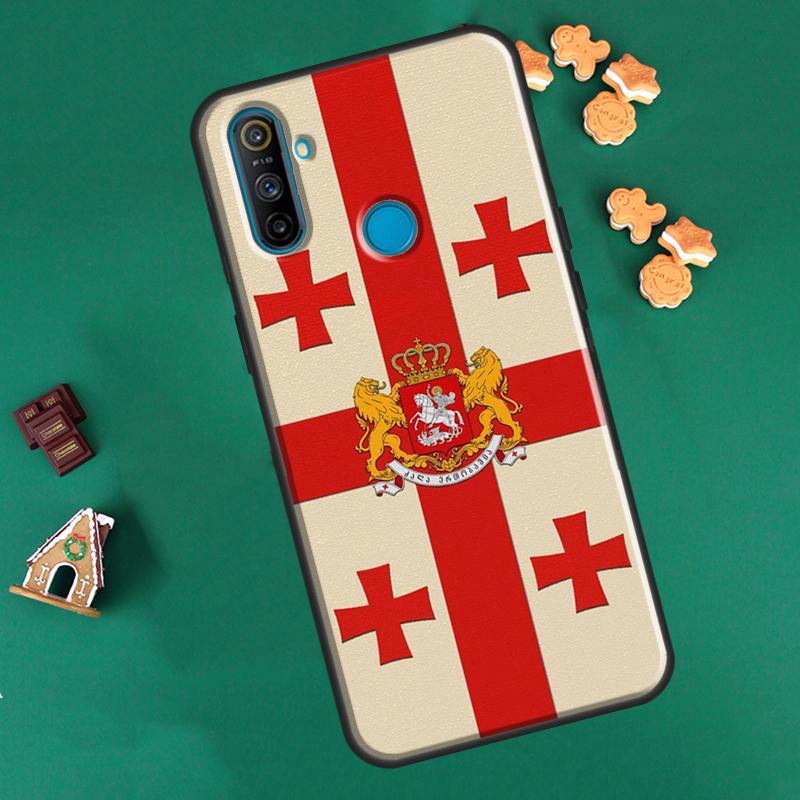 Флаг Грузии в стиле гранж для Realme GT Neo 2 7 8 Pro 8i 9i C3 C21, чехол для OnePlus 10 Pro 9 Pro Nord2 8T 9R