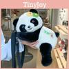 Girls Panda Cartoon Plush Backpack With Zipper Closure And Inner Pocket Perfect