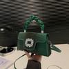 Fashionable Small Pu Square Shoulder Bag With Top Flap For Everyday Women