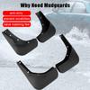 Outside Parts Front Rear Mud Flaps For Ford Kuga Escape 2013-2019 Splash Guards Car Accessories Mudguards Fender 4pcs/set