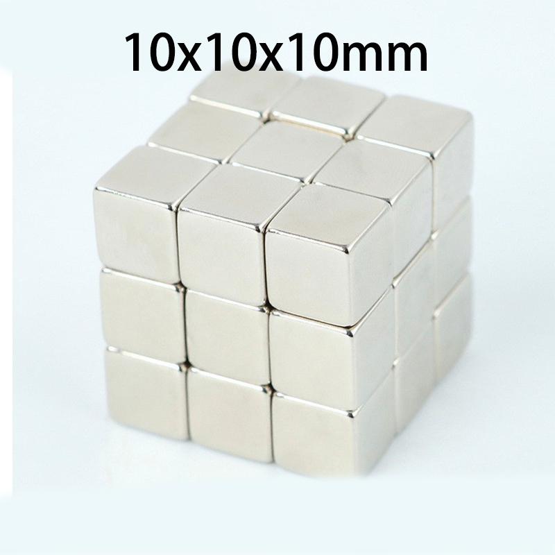 10 шт. 5x5x5 мм и 10x10x10 мм Сильные Квадратные Магниты-Блоки для Поделок DIY, Моделей, Промышленных Проектов, Доски, Научного Набора