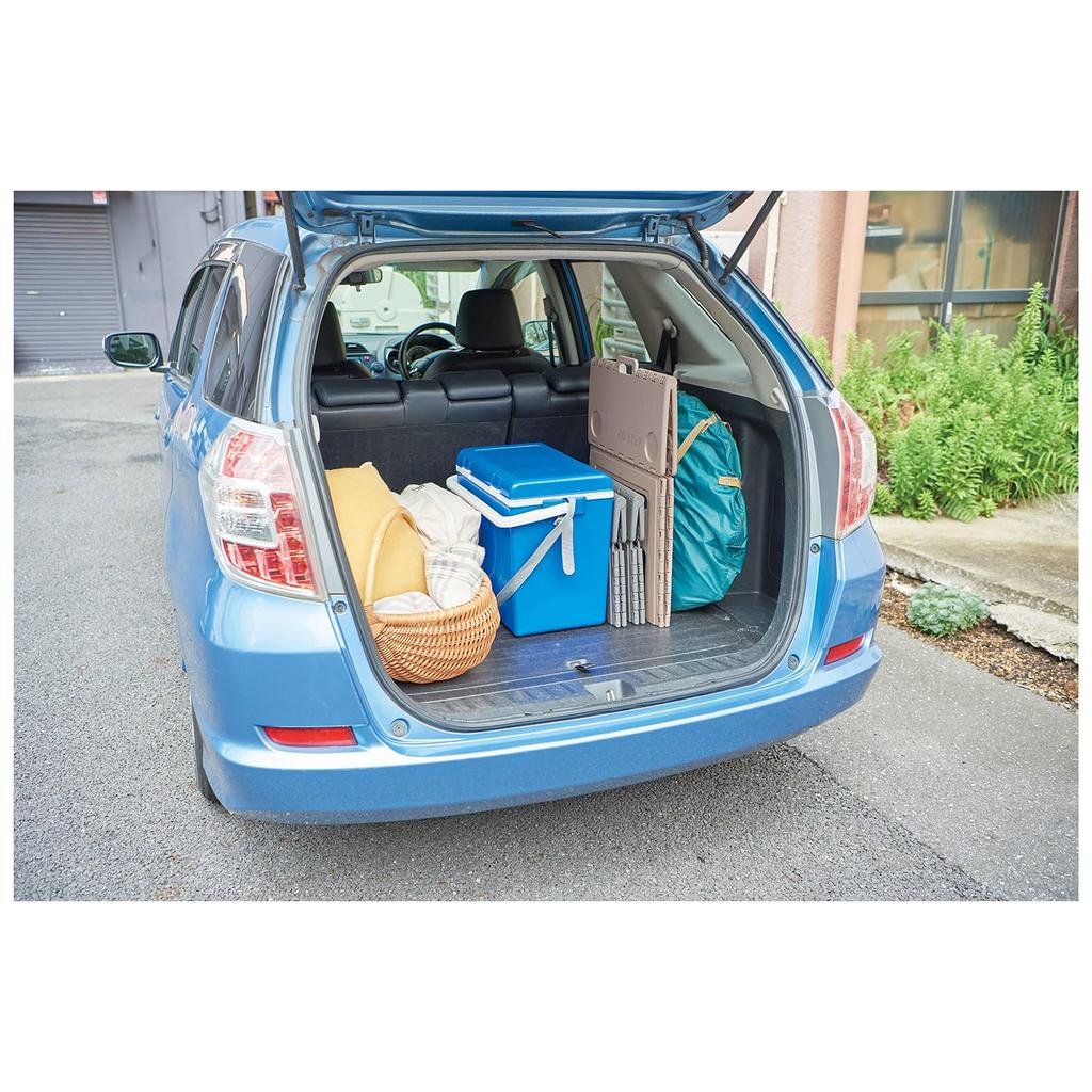 Tenma Outdoor Camping Folding Table Width 51 X Depth 48 X Height 39cm Beige