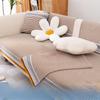 Cotton and Linen Woven Sofa Cushion Four Seasons General Fabrics Non-Slip Seat Cushion Summer Simplicity Seat Cushion Sofa Cover Slipcover