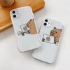 Cute Funny Capybara Phone Case for IPhone 15 16 11 12 13 14 Pro Max Mini X XR XS 7 8 Plus Transparent Couple Paired Coques