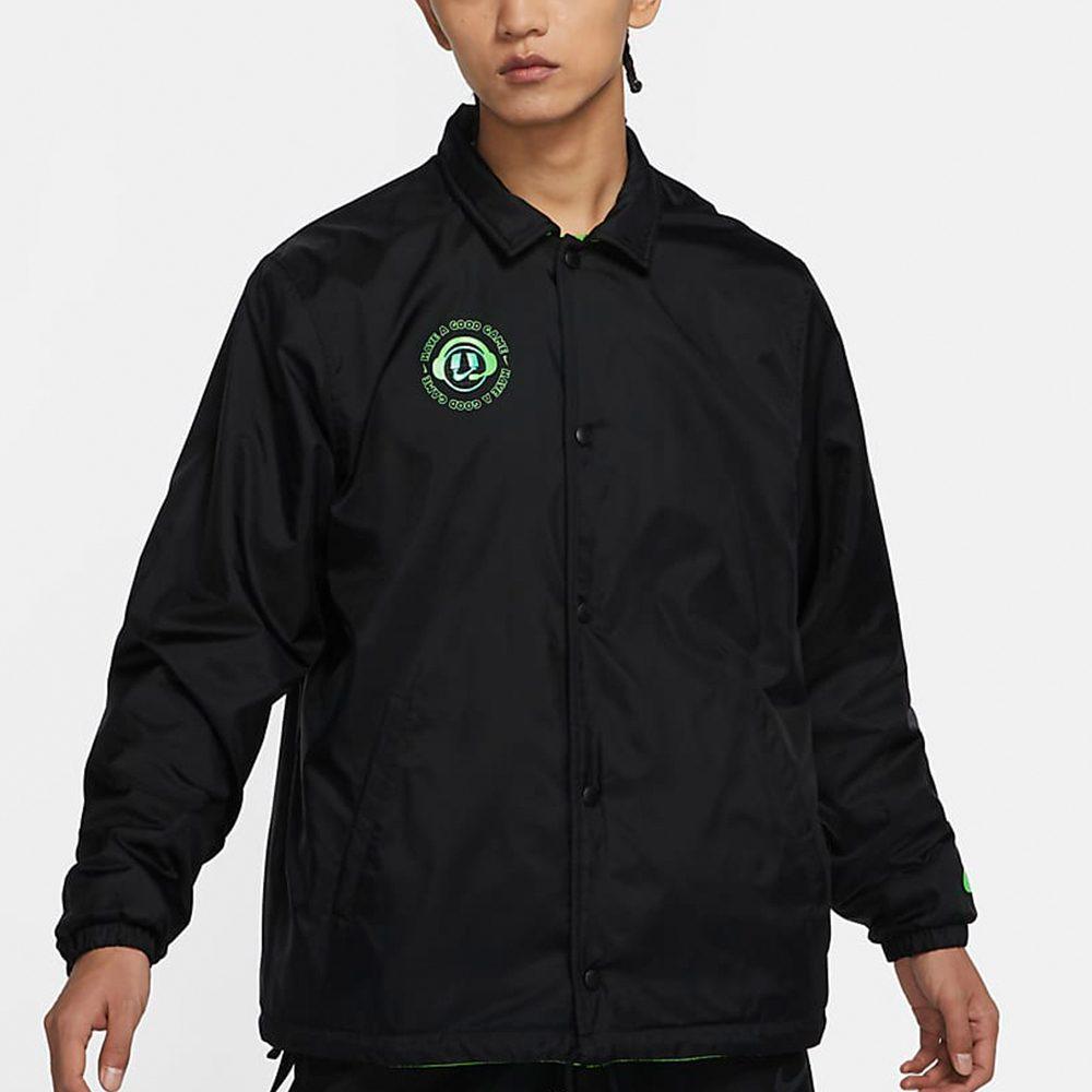 Nike Куртки Мужские Черный Лацкан Умеренный Другое DO6935-010