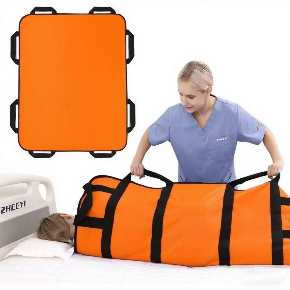 Reusable Elderly Turning Care Pad Reinforced Handles Patient Positioning Pad Bedridden Patients