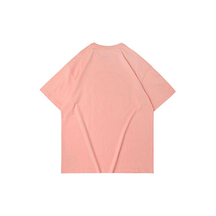 Li-Ning Badfive повседневная спортивная свободная культурная рубашка с коротким рукавом, мужские топы, оранжевый, розовый AHSQ091-2