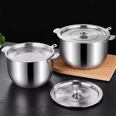 Масленка из нержавеющей стали с крышкой и ситечком, прочная кухонная емкость для смальца для жарки, хранения жира, фильтрации, защита от ржавчины, можно мыть в посудомоечной машине, незаменимая