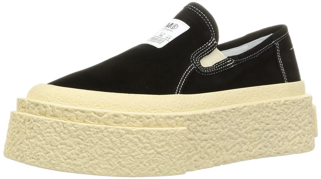 Maison S59WR0088P5246 SLIDE PLATFORM SNEAKER BLACK Cm [MMSIX Margiela] Slip-ons Women's 24.0 [Item]