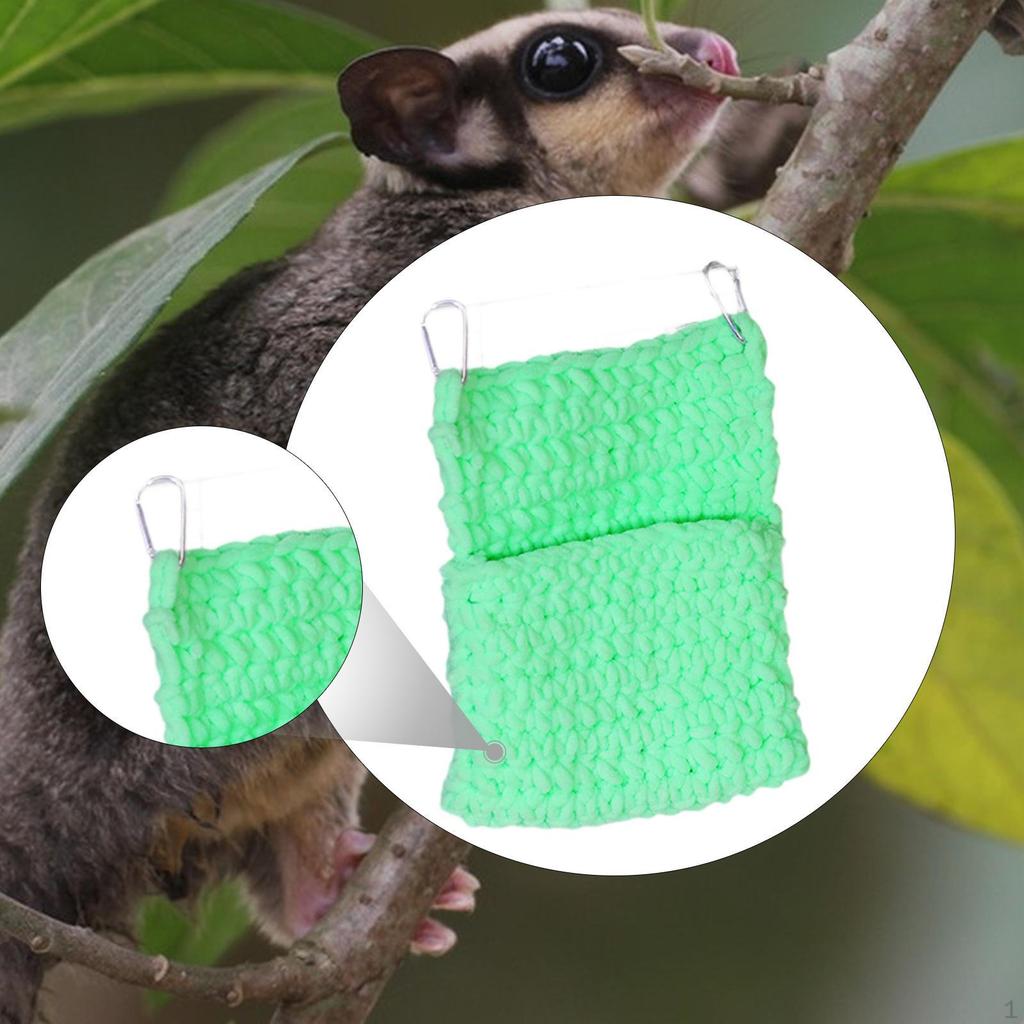 Guinea Pig Hammock Pet Cage Accessories Soft Hanging Bed Ferret for Small Animals