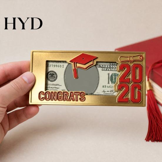 Graduation Shelf Decoration Personalized Money Holder 2026 Gifts, Metal Card Box, Funny Cap Holder, Class of High School & College Gifts Gift