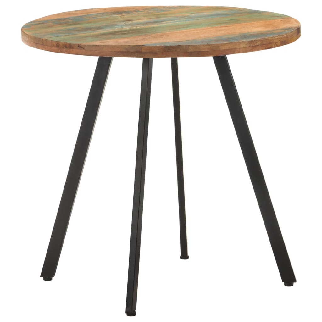 Dining Table 80 cm Reclaimed Solid Wood