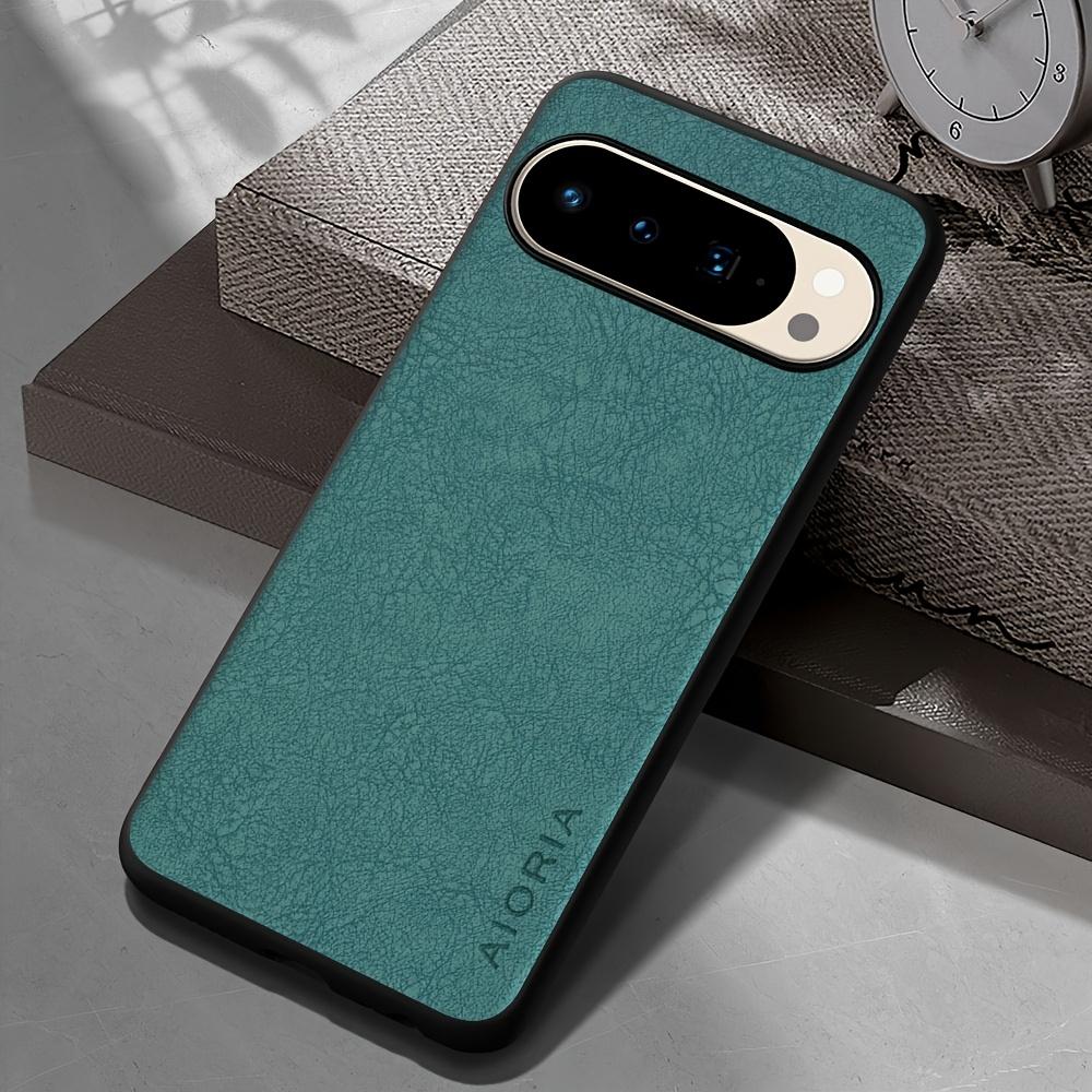 Phone Case: Luxury Retro Synthetic Leather Phone Case for Google Pixel 10 Pro XL 10A Matte Soft Bumper Hard Back Cover Fashion Protective Case