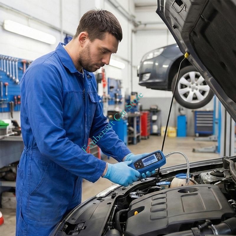Brake Fluid Analyzers with Bright LED Display for Moisture Content Reading and Alert System