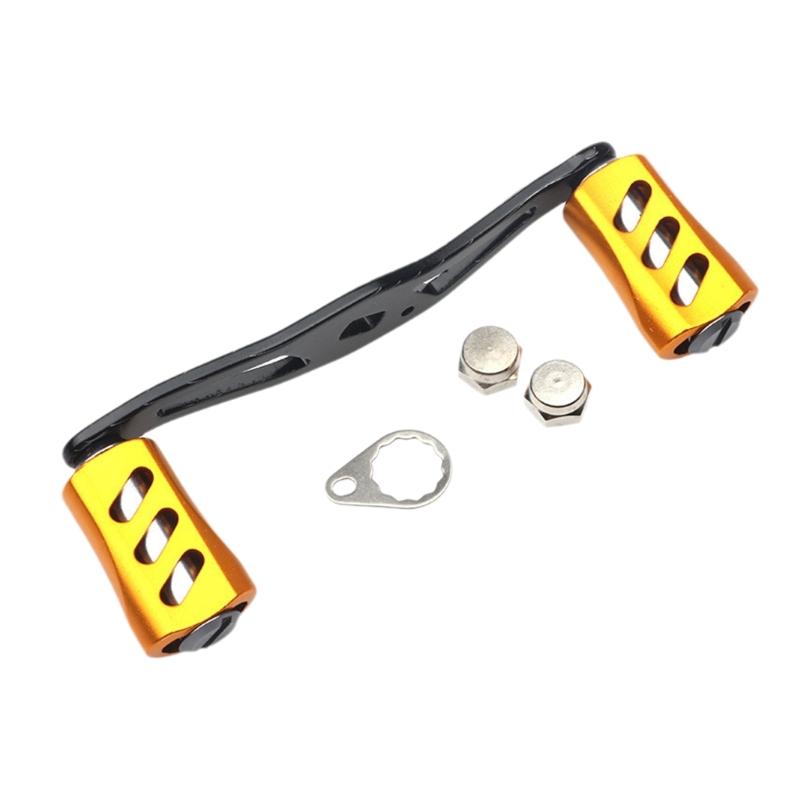 Рукоятка рыболовной катушки Power Handle Baitcasting с металлическим наконечником и креплением, запасная часть для рыболовной катушки.