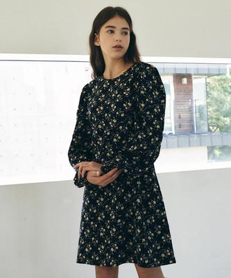 Платье Adowl Kami Flower - Черное