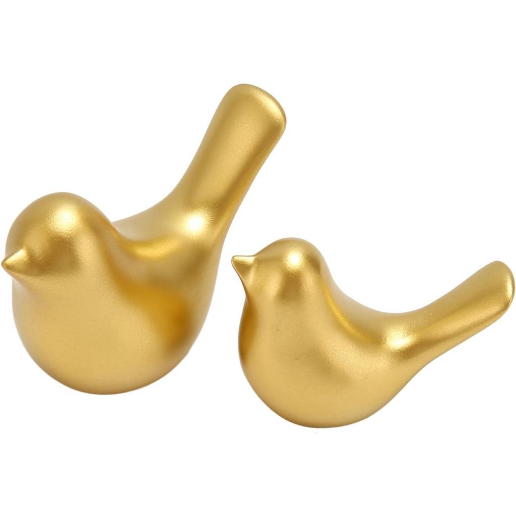 Small Birds Statues Home Decor Modern Style Birds Decorative Ornaments for Living Room, Bedroom, Office Desktop, Cabinets