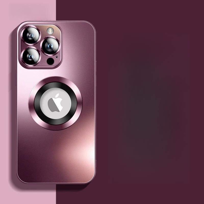 Подходит для iPhone 16 Pro Max, Матовый, Чехол для телефона с открытым лейблом, Магнитная зарядка, Полная защита iPhone 15, Противоударный защитный чехол 14