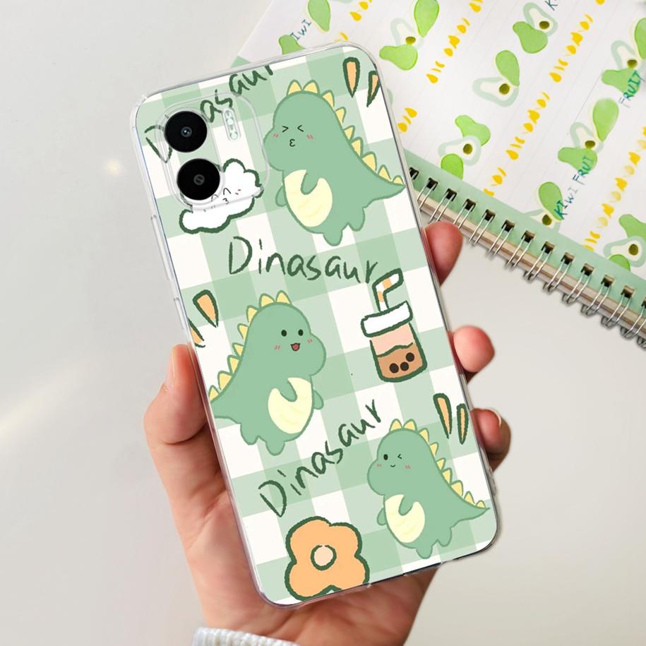 For Xiaomi Redmi A1 A 1 4G Case Fashion Flower Marble Soft Silicone Back Cover For Xiaomi Redmi A1 Plus Funda RedmiA1 A1+ Bumper