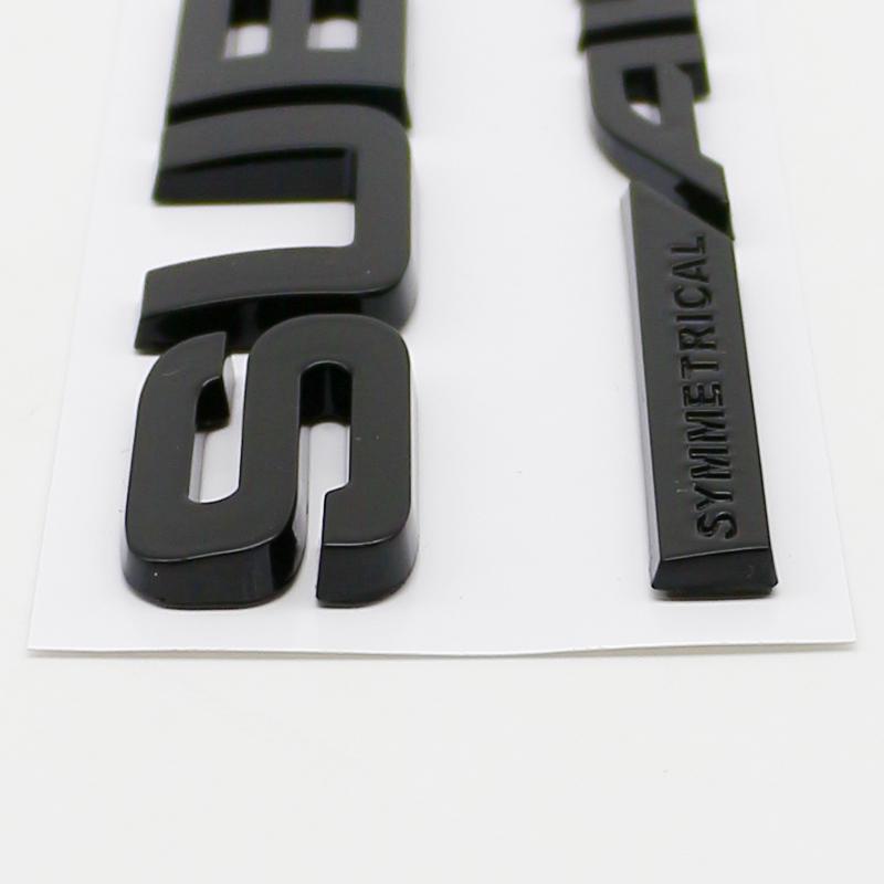 ABS Car Sticker Body Side Badge Subaru Forester tail sticker SUBARUAWD FORESTER Forester modified parts Decorative Accessories