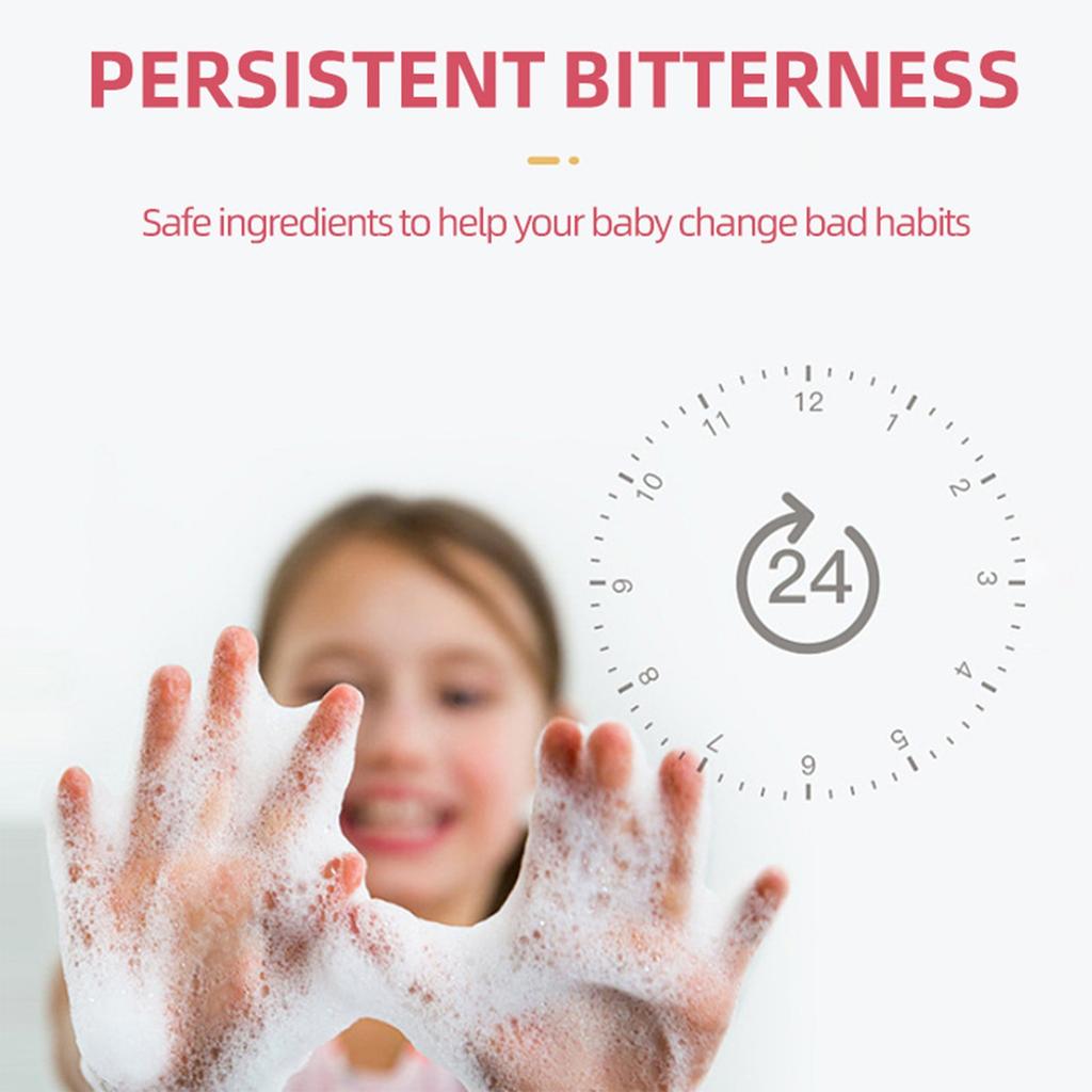 Детский горький лосьон для ногтей защищает ногти, 10 мл, без побочных эффектов, предотвращает грызение ногтей и горькую воду у младенцев и маленьких детей