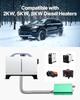 Diesel Heater Muffler, 24mm Diesel Heater Muffler Upgrade, Parking Heaters Mufflers Fit with 2 Clamps and Screws, Aluminum Alloy Upgraded Exhaust Pipe